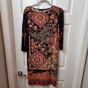 Tiana B paisley dress size L
